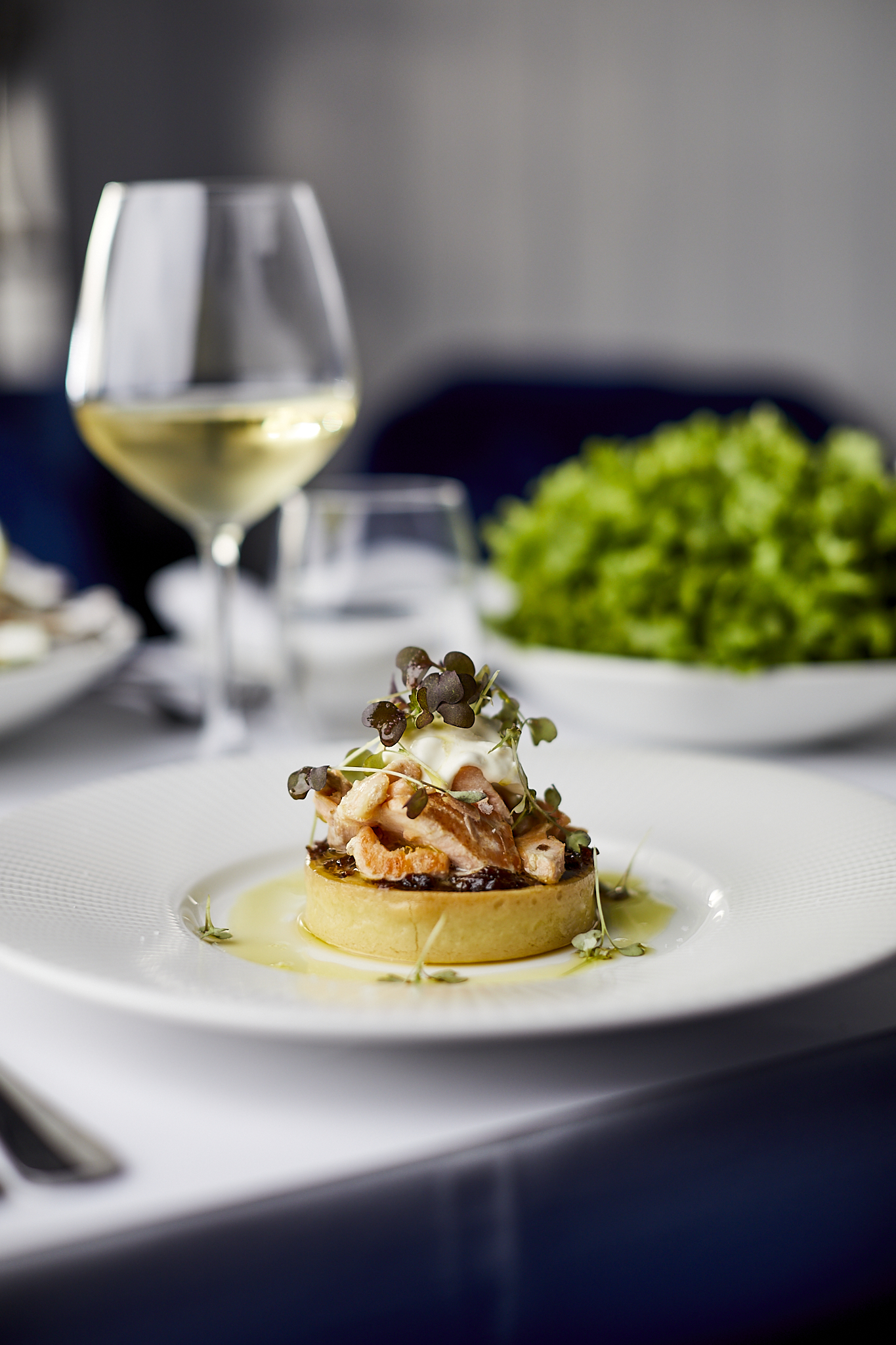 Artfully presented dish showcasing the bold colours and textures of South Indian cuisine